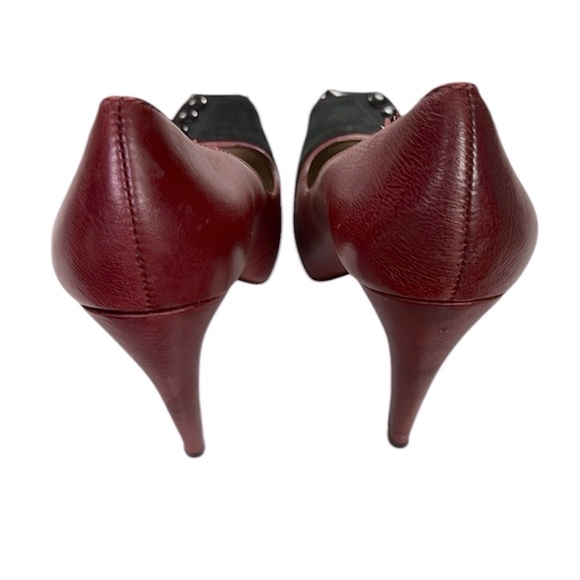 L.A.M.B. Women's Red and Black Heels - Picture 4 of 6